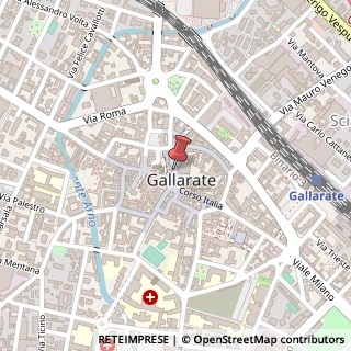 Mappa Via Giuseppe Verdi, 4, 21013 Gallarate, Varese (Lombardia)