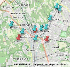 Mappa Via Libertà, 20036 Meda MB, Italia (1.79545)