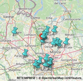 Mappa Via Libertà, 20036 Meda MB, Italia (13.8515)