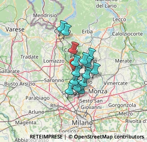 Mappa Via Libertà, 20036 Meda MB, Italia (8.06)