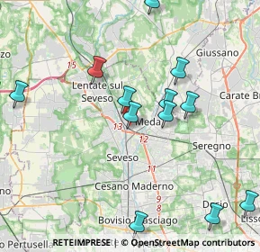 Mappa Via Libertà, 20036 Meda MB, Italia (4.63231)