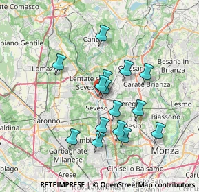 Mappa Via Libertà, 20036 Meda MB, Italia (6.166)