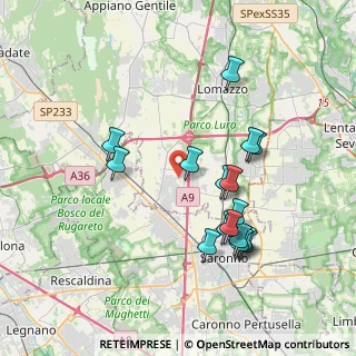 Mappa Via Dante Alighieri, 22078 Turate CO, Italia (3.66063)