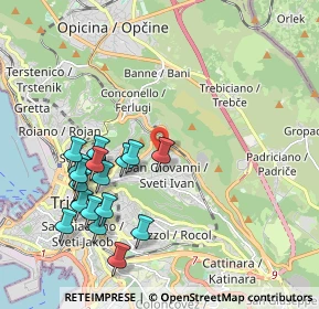 Mappa Via Guglielmo De Pastrovich, 34127 Trieste TS, Italia (2.10059)