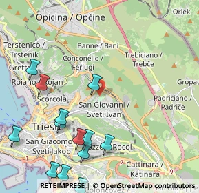 Mappa Via Guglielmo De Pastrovich, 34127 Trieste TS, Italia (2.68769)
