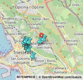 Mappa Via Guglielmo De Pastrovich, 34127 Trieste TS, Italia (1.56909)