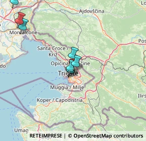 Mappa Via Guglielmo De Pastrovich, 34127 Trieste TS, Italia (33.93429)