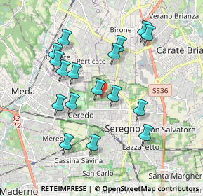 Mappa Via Orcelletto, 20831 Seregno MB, Italia (1.80882)