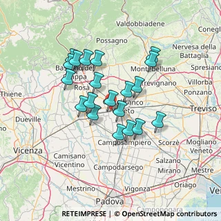 Mappa Vicolo Ca' Frasson, 35018 San Martino di Lupari PD, Italia (11.475)