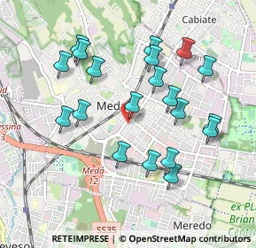 Mappa Via del Cimitero, 20821 Meda MB, Italia (0.929)