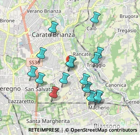 Mappa Vicolo Privato Fumagalli, 20847 Albiate MB, Italia (1.75125)