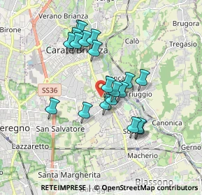 Mappa Vicolo Privato Fumagalli, 20847 Albiate MB, Italia (1.5225)