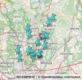 Mappa Vicolo Privato Fumagalli, 20847 Albiate MB, Italia (6.34813)