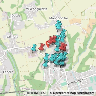 Mappa Via Arturo Toscanini, 20865 Usmate Velate MB, Italia (0.35)