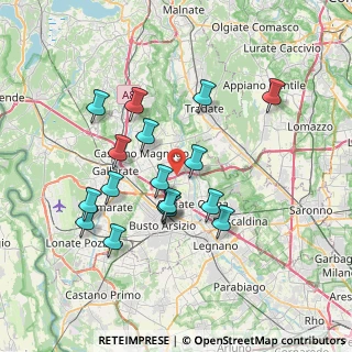 Mappa Via per Fagnano Olona, 21058 Solbiate Olona VA, Italia (6.72706)