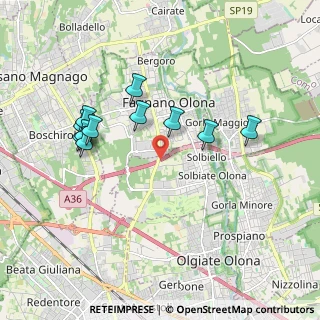 Mappa Via per Fagnano Olona, 21058 Solbiate Olona VA, Italia (1.78727)
