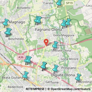 Mappa Via per Fagnano Olona, 21058 Solbiate Olona VA, Italia (2.87688)