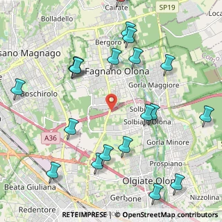 Mappa Via per Fagnano Olona, 21058 Solbiate Olona VA, Italia (2.56)