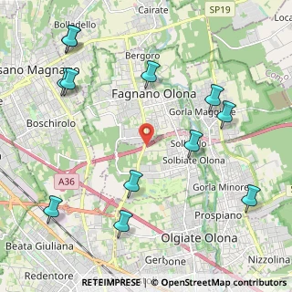 Mappa Via per Fagnano Olona, 21058 Solbiate Olona VA, Italia (2.64417)
