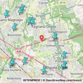 Mappa Via per Fagnano Olona, 21058 Solbiate Olona VA, Italia (3.20357)