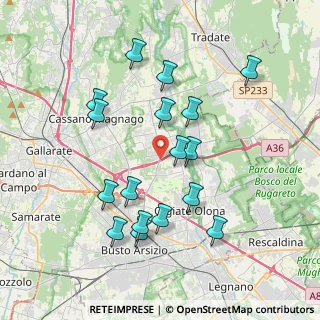Mappa Via per Fagnano Olona, 21058 Solbiate Olona VA, Italia (3.75)