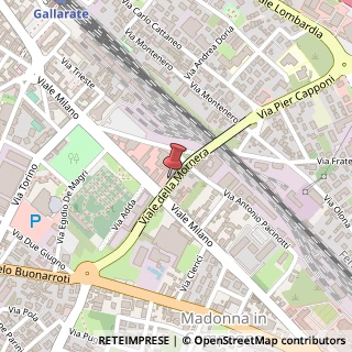 Mappa Viale Milano, 35, 21013 Gallarate, Varese (Lombardia)