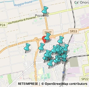 Mappa Via Tofana di Rozes, 35013 Cittadella PD, Italia (0.8305)