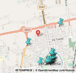 Mappa Via Tofana di Rozes, 35013 Cittadella PD, Italia (0.71)