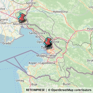 Mappa Piazza Dalmazia, 34133 Trieste TS, Italia (9.25067)