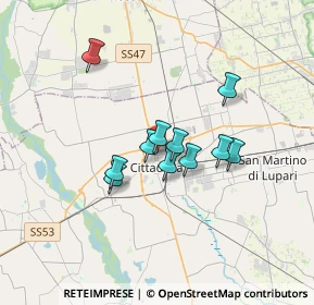 Mappa Via Isonzo, 35013 Cittadella PD, Italia (2.45273)
