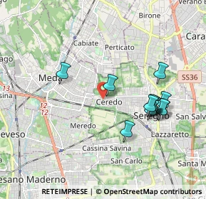 Mappa Via Veronese, 20831 Seregno MB, Italia (1.81077)