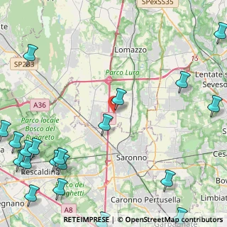 Mappa Via Giacomo Matteotti, 22078 Turate CO, Italia (7.124)