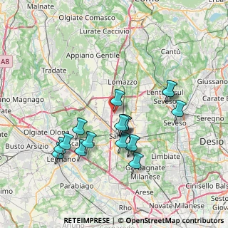 Mappa Via Giacomo Matteotti, 22078 Turate CO, Italia (6.94167)