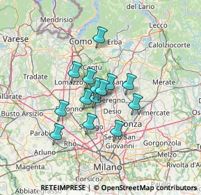 Mappa Via Armando Diaz, 20821 Meda MB, Italia (9.13857)