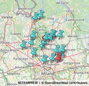 Mappa Via Armando Diaz, 20821 Meda MB, Italia (10.913)