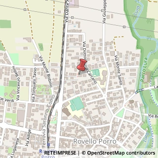 Mappa Via L. Carcano, 11, 22070 Rovello Porro, Como (Lombardia)