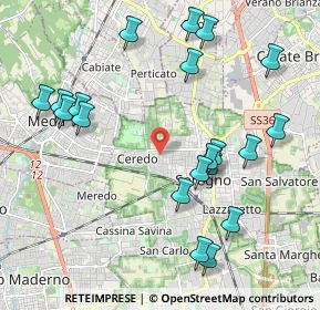 Mappa Via Certosa, 20831 Seregno MB, Italia (2.272)