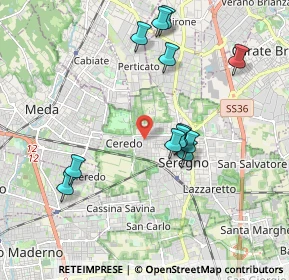 Mappa Via Certosa, 20831 Seregno MB, Italia (1.905)