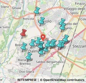 Mappa Via San Maria D'Oleno, 24044 Dalmine BG, Italia (1.5095)