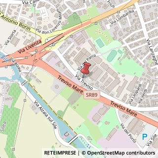 Mappa Via Treviso, 58, 31057 Silea, Treviso (Veneto)