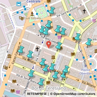 Mappa Via della Geppa, 34132 Trieste TS, Italia (0.1375)