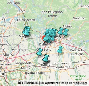 Mappa Via Pacinotti, 24044 Dalmine BG, Italia (9.662)