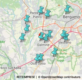 Mappa Via Pacinotti, 24044 Dalmine BG, Italia (3.56786)