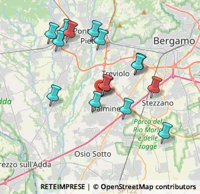 Mappa Via Pacinotti, 24044 Dalmine BG, Italia (3.51333)