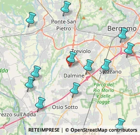 Mappa Via Pacinotti, 24044 Dalmine BG, Italia (4.88833)