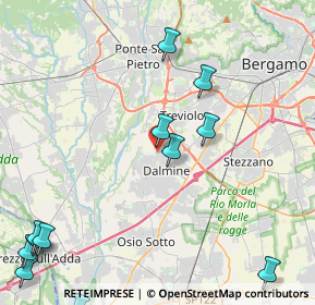 Mappa Via Pacinotti, 24044 Dalmine BG, Italia (5.92333)