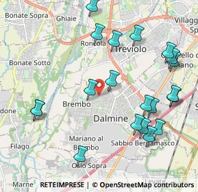 Mappa Via Pacinotti, 24044 Dalmine BG, Italia (2.333)