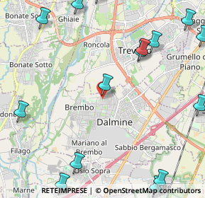 Mappa Via Pacinotti, 24044 Dalmine BG, Italia (3.156)
