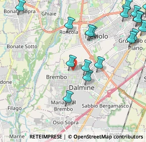 Mappa Via Pacinotti, 24044 Dalmine BG, Italia (2.925)