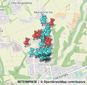 Mappa Via Giuseppe Verdi, 20865 Usmate Velate MB, Italia (0.29)